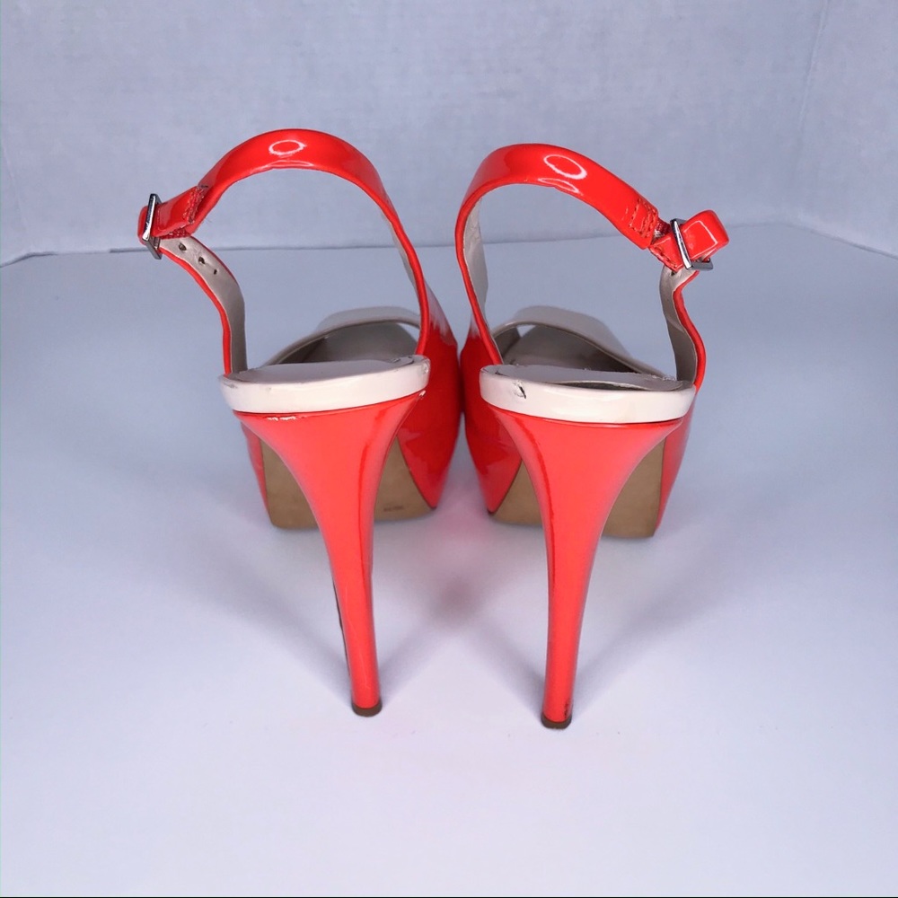 Bcbgeneration Parent Leather Peeptoe Platform Pump - image 2